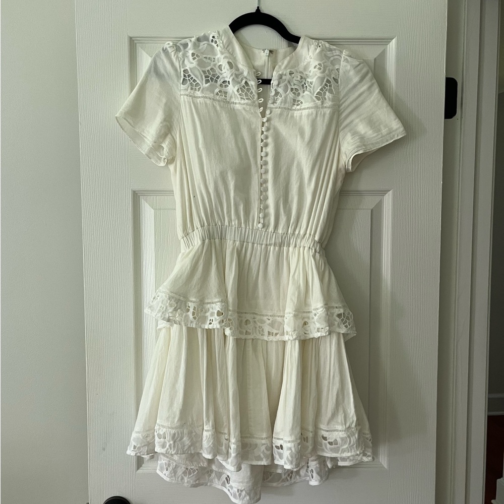 Sau Lee Alison dress in white